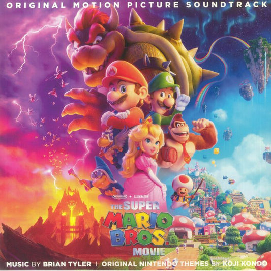 The Super Mario Bros. Movie (Soundtrack) - Red & Green Vinyl 2xLP vinyl record cover