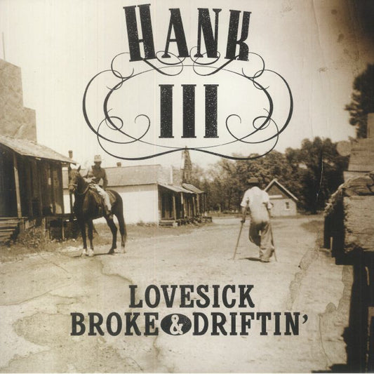 Lovesick, Broke & Driftin' - Clear & Black Splatter Vinyl LP vinyl record cover