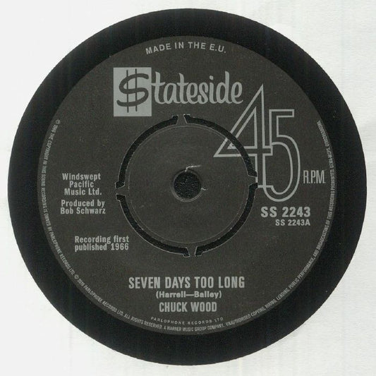 Seven Days Too Long - Vinyl Single vinyl record cover