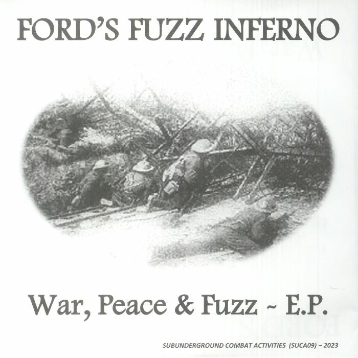 War Peace & Fuzz EP - Vinyl EP vinyl record cover