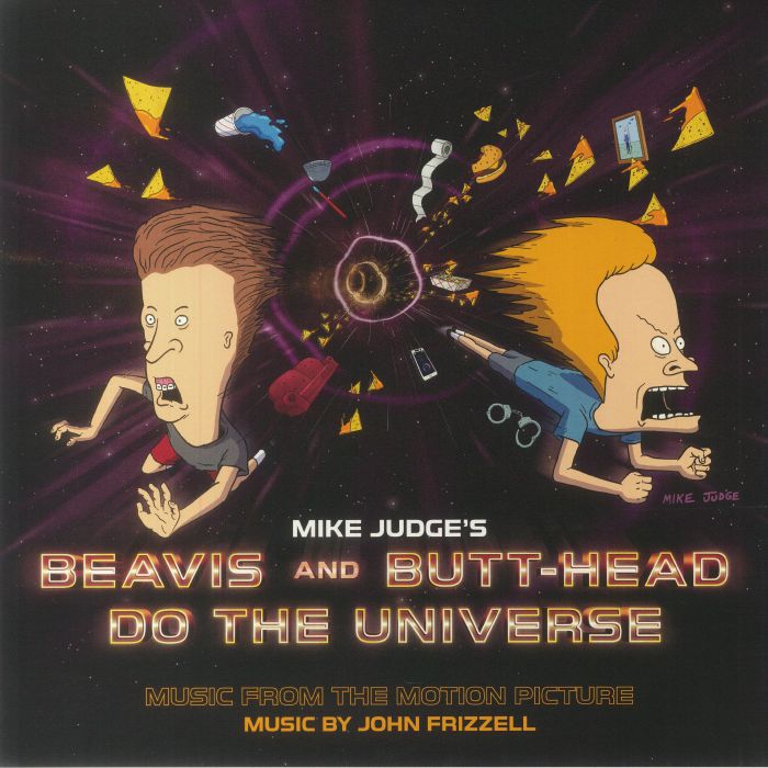 Beavis & Butt-Head Do The Universe (Soundtrack) - Blue Vinyl LP vinyl record cover
