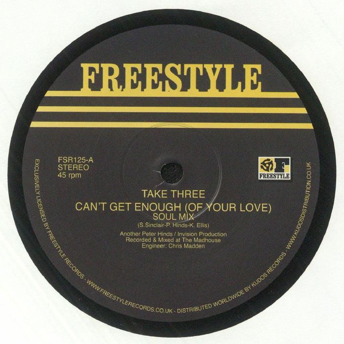 Can't Get Enough (Of Your Love) - Vinyl Single vinyl record cover