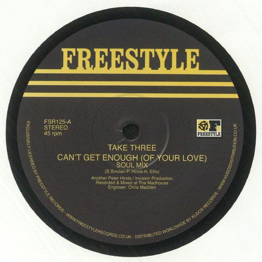 Can't Get Enough (Of Your Love) - Vinyl Single vinyl record cover