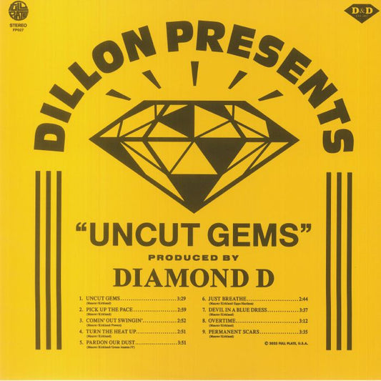 Uncut Gems - Blue Vinyl LP vinyl record cover