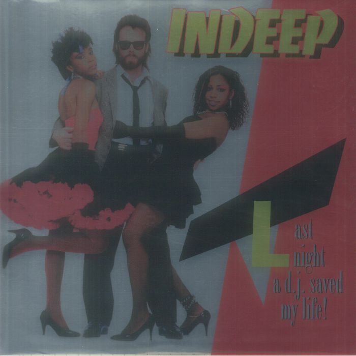 Last Night A DJ Saved My Life - Clear Red Vinyl LP vinyl record cover
