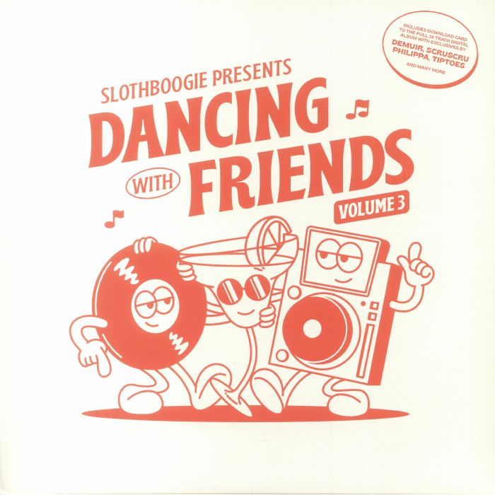Dancing With Friends Volume 3 - Orange Vinyl 2xLP vinyl record cover