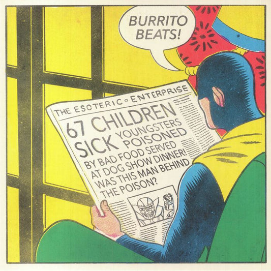 Burrito Beats! Vol 1 - Limited Edition Clear Splatter Vinyl LP vinyl record cover