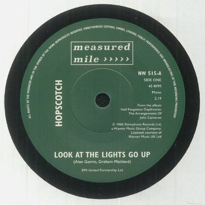 Look At The Lights Go Up - Limited Edition Vinyl Single vinyl record cover
