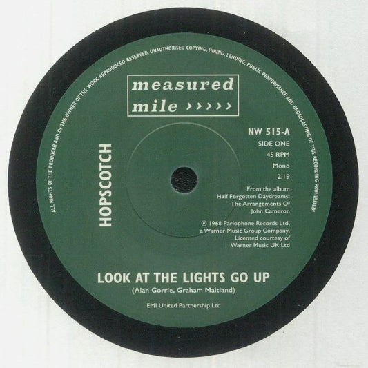 Look At The Lights Go Up - Limited Edition Vinyl Single vinyl record cover