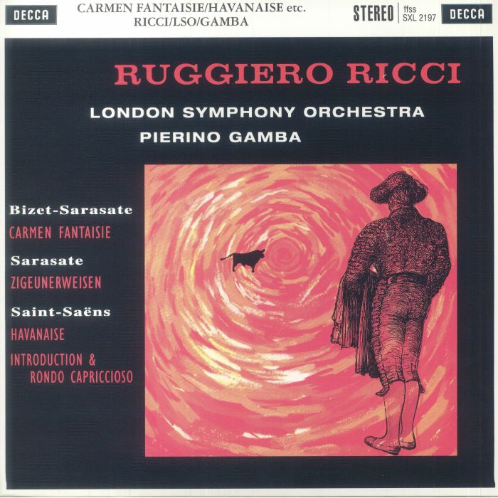 Carmen Fantaisie / Zigeunerweisen / Havanaise / Introduction & Rondo Capriccioso - Vinyl LP vinyl record cover