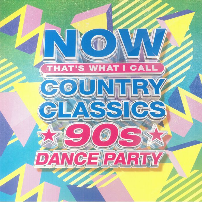 NOW: Country Classics 90s Dance Party - Green & Yellow Vinyl 2xLP vinyl record cover