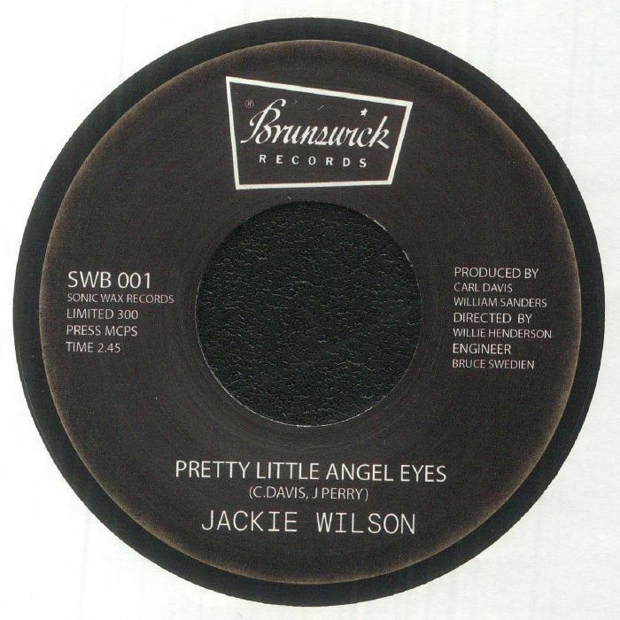 Pretty Little Angel Eyes - Vinyl Single vinyl record cover