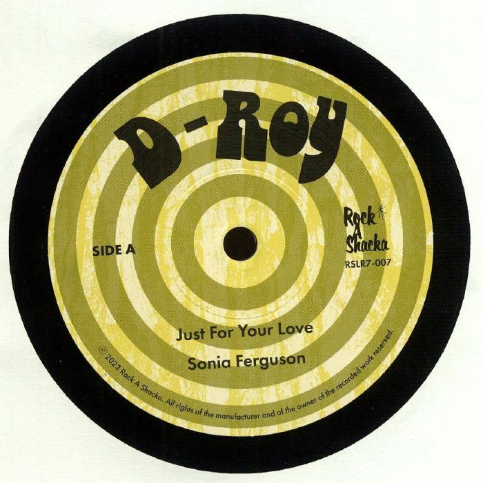 Just For Your Love - Vinyl Single vinyl record cover