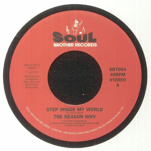 Step Inside My World - Limited Edition Vinyl Single vinyl record cover