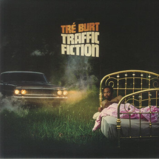 Traffic Fiction - Green & Black Marbled Vinyl LP vinyl record cover