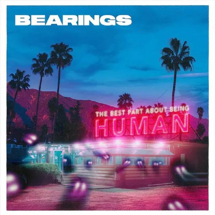 The Best Part About Being Human - Blue Pink Purple Splatter Vinyl LP vinyl record cover
