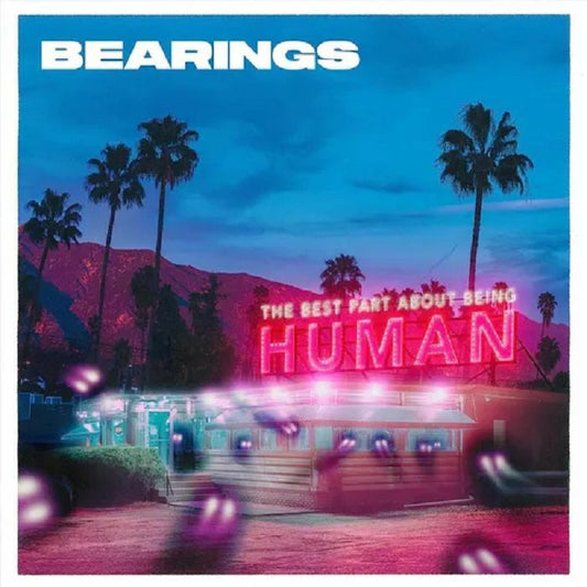 The Best Part About Being Human - Blue Pink Purple Splatter Vinyl LP vinyl record cover