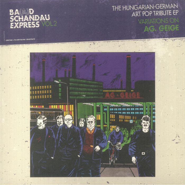 Ba(a)d Schandau Express Vol 2: The Hungarian German Art Pop Tribute EP Variations On AG Geige - Vinyl EP vinyl record cover