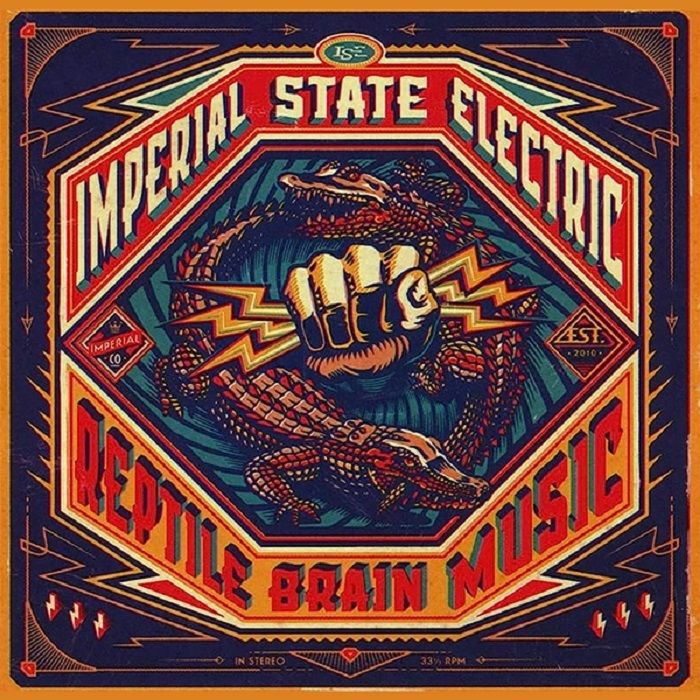 Reptile Brain Music - Violet Vinyl LP vinyl record cover