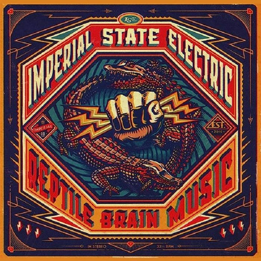 Reptile Brain Music - Violet Vinyl LP vinyl record cover