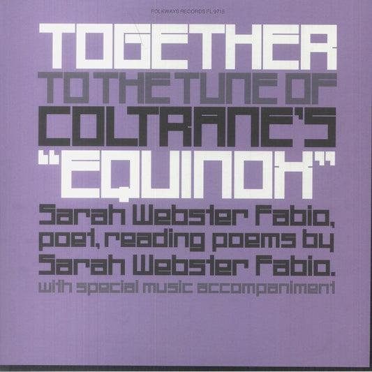 Together To The Tune Of Coltrane's Equinox - Vinyl LP vinyl record cover