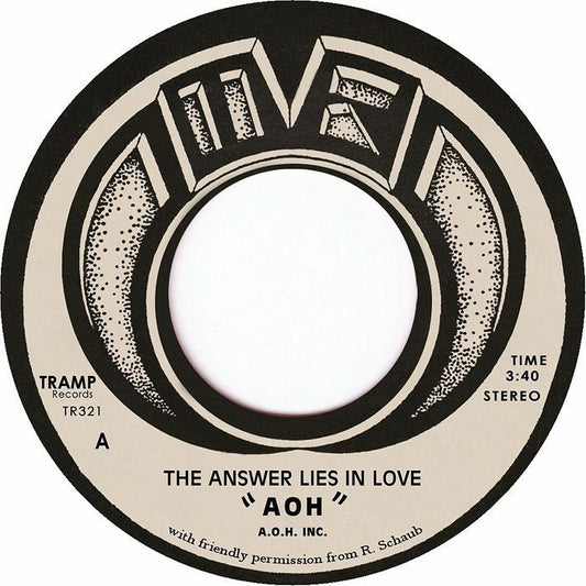 The Answer Lies In Love - Vinyl Single vinyl record cover