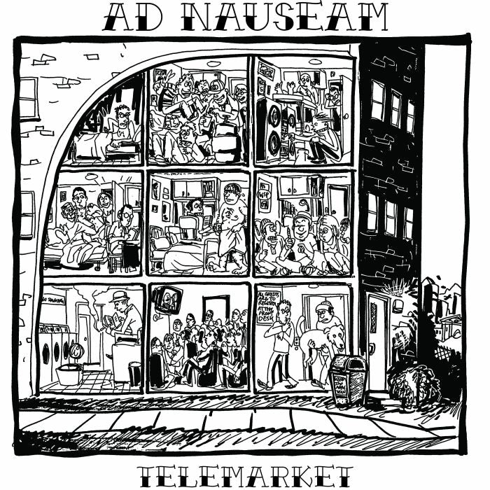 Ad Nauseam - Limited Edition Red Marbled Vinyl LP vinyl record cover