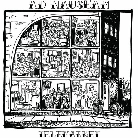Ad Nauseam - Limited Edition Red Marbled Vinyl LP vinyl record cover