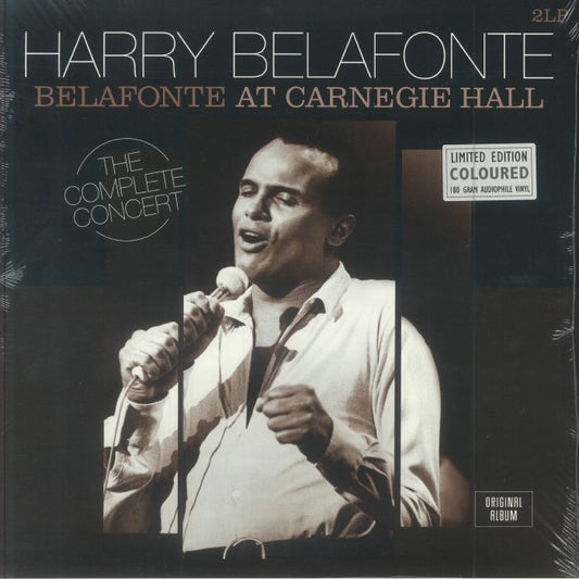 Belafonte At Carnegie Hall - Limited Edition Gold Vinyl 2xLP vinyl record cover