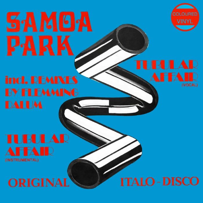 Tubular Affair - Blue Vinyl Single vinyl record cover