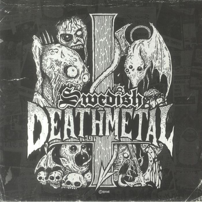 Swedish Death Metal - Limited Edition Silver Vinyl 5xLP Box Set vinyl record cover