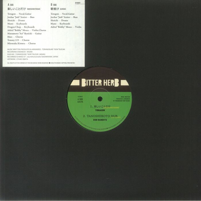 Tanoshiikotodake (Only The Fun Stuff) - Vinyl Single vinyl record cover