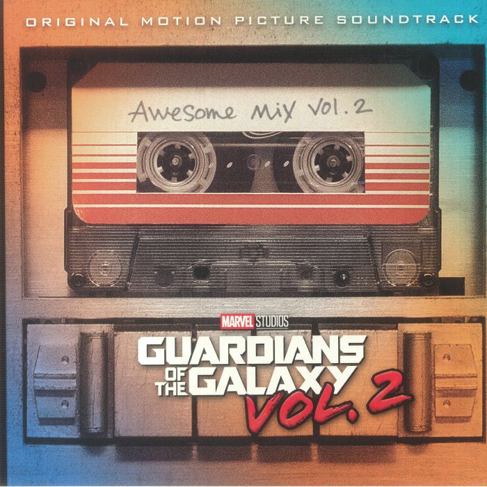 Guardians Of The Galaxy: Awesome Mix Vol 2 - Orange Vinyl LP vinyl record cover