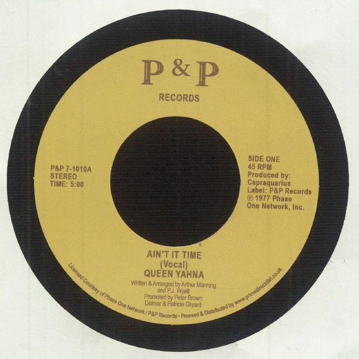 Ain't It Time - Vinyl Single vinyl record cover