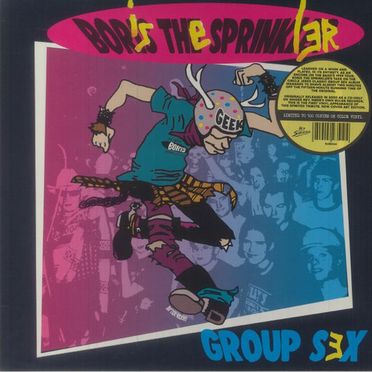 Group Sex - Limited Edition Pink Vinyl LP vinyl record cover