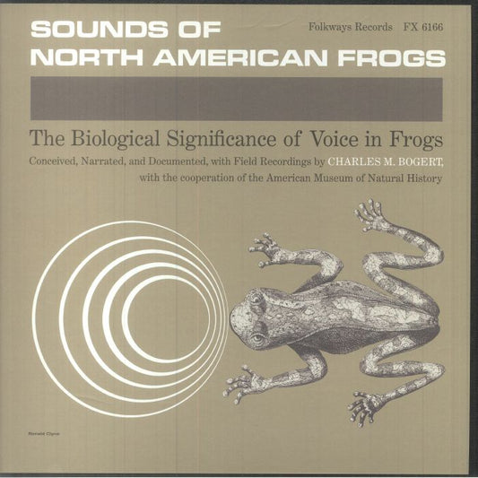 Sounds Of North American Frogs - Vinyl LP vinyl record cover