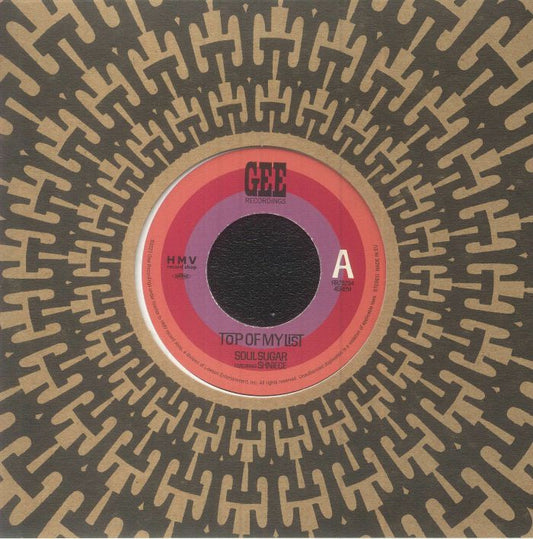 Top Of My List - Vinyl Single vinyl record cover