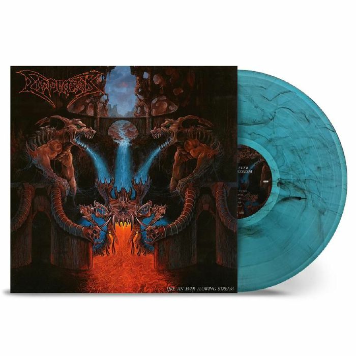 Like An Ever Flowing Stream - Cyan & Black Marbled Vinyl LP vinyl record cover