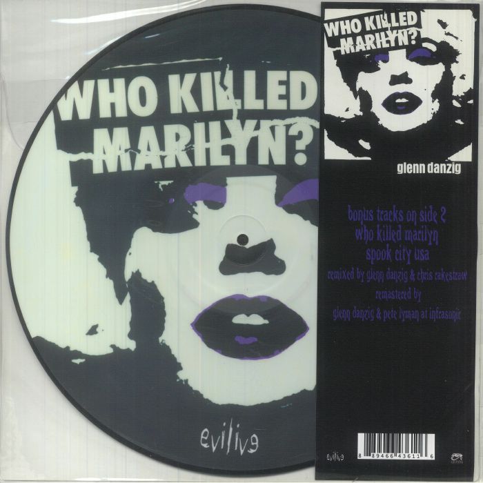 Who Killed Marilyn? - Picture Disc Vinyl Single vinyl record cover