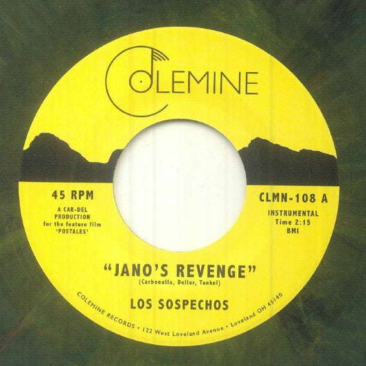Jano's Revenge - Limited Green Marbled Vinyl Single vinyl record cover