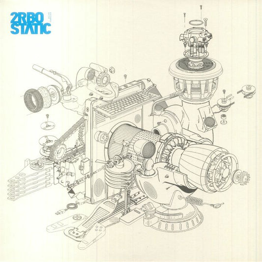 2rbostatic - White Vinyl LP vinyl record cover