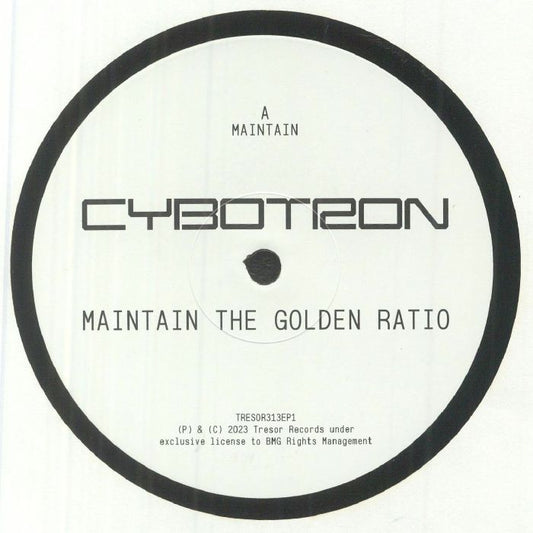 Maintain The Golden Ratio - Vinyl EP vinyl record cover