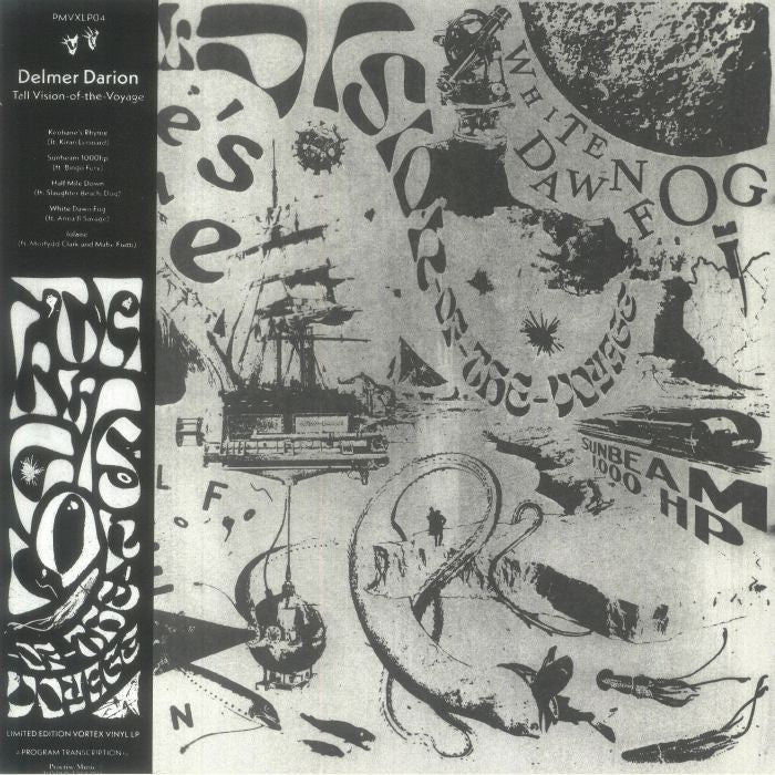 Tall Vision Of The Voyage - Black & Grey Splatter Vinyl LP vinyl record cover