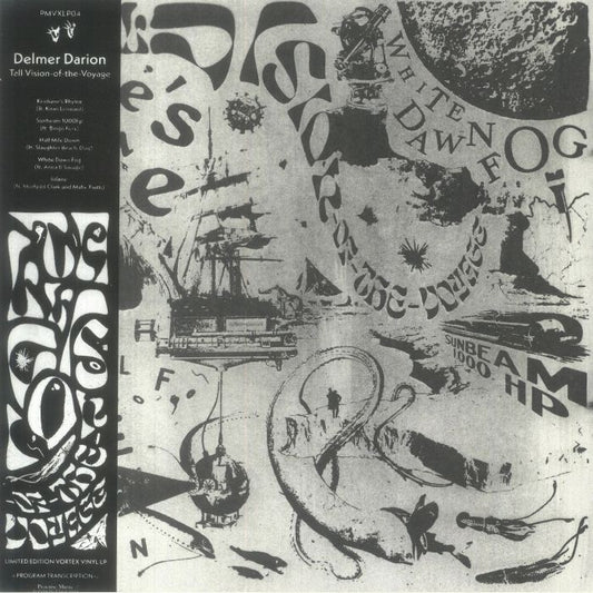 Tall Vision Of The Voyage - Black & Grey Splatter Vinyl LP vinyl record cover