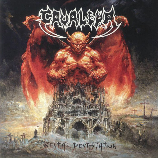 Bestial Devastation - Limited Edition Splatter Vinyl LP vinyl record cover