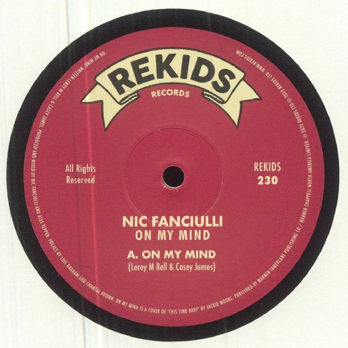 On My Mind - Vinyl Single vinyl record cover