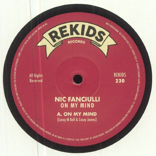On My Mind - Vinyl Single vinyl record cover