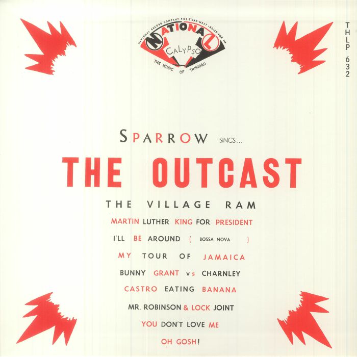 Sparrow Sings The Outcast - Vinyl LP vinyl record cover