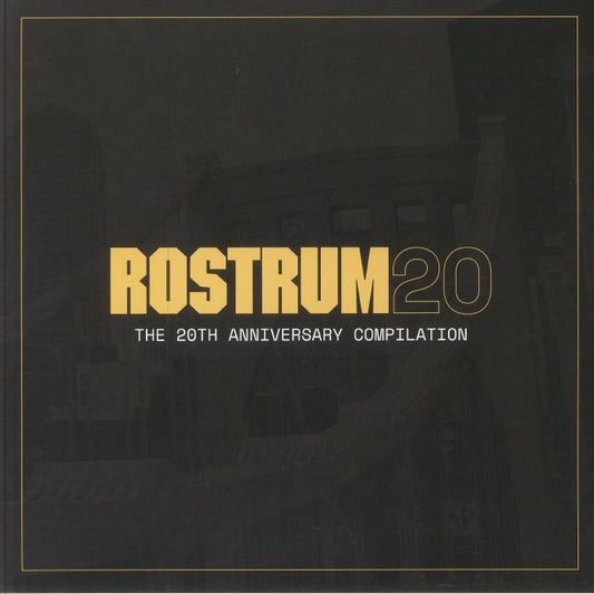 Rostrum 20: The 20th Anniversary Compilation - Limited Edition Coloured Vinyl 2xLP vinyl record cover