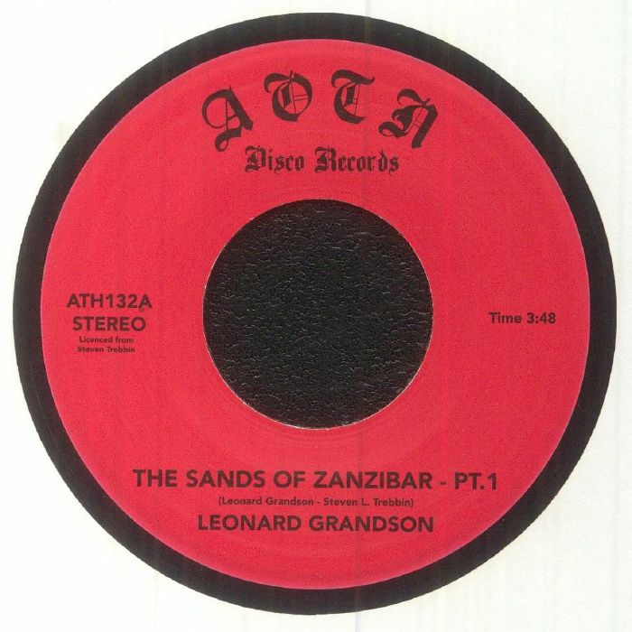 The Sands Of Zanzibar - Vinyl Single vinyl record cover
